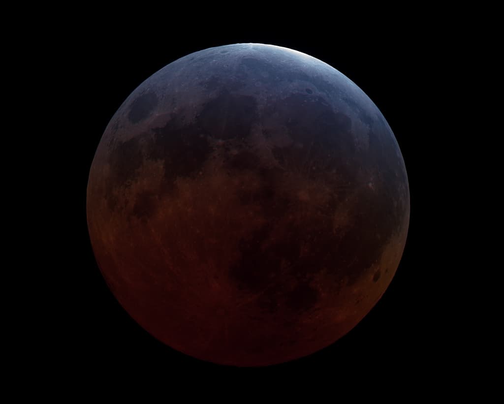 APOD: Full Moon in Earth's Shadow - April 8, 2015
