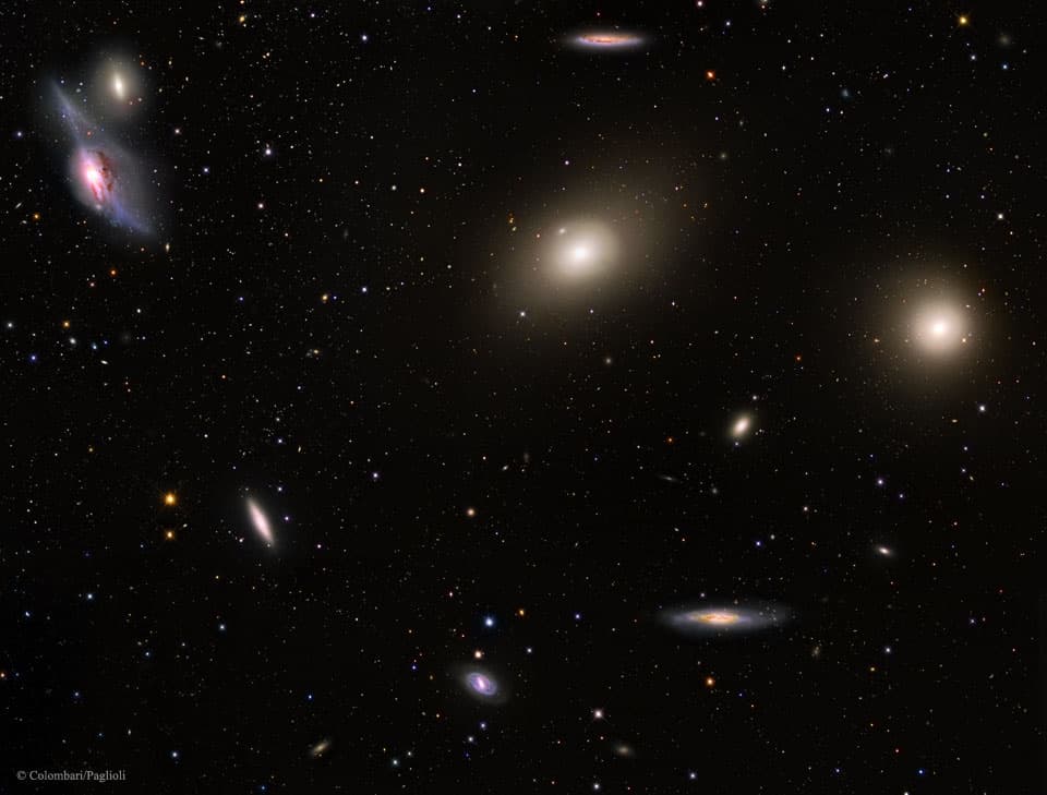 APOD: In the Heart of the Virgo Cluster - April 7, 2015