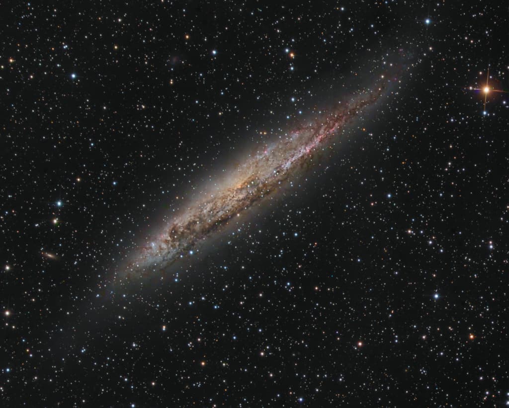 APOD: Nearby Spiral Galaxy NGC 4945 - May 28, 2015