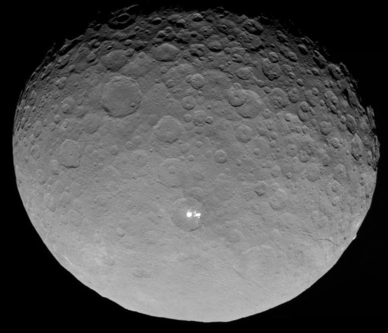 APOD: Dwarf Planet, Bright Spot - May 14, 2015