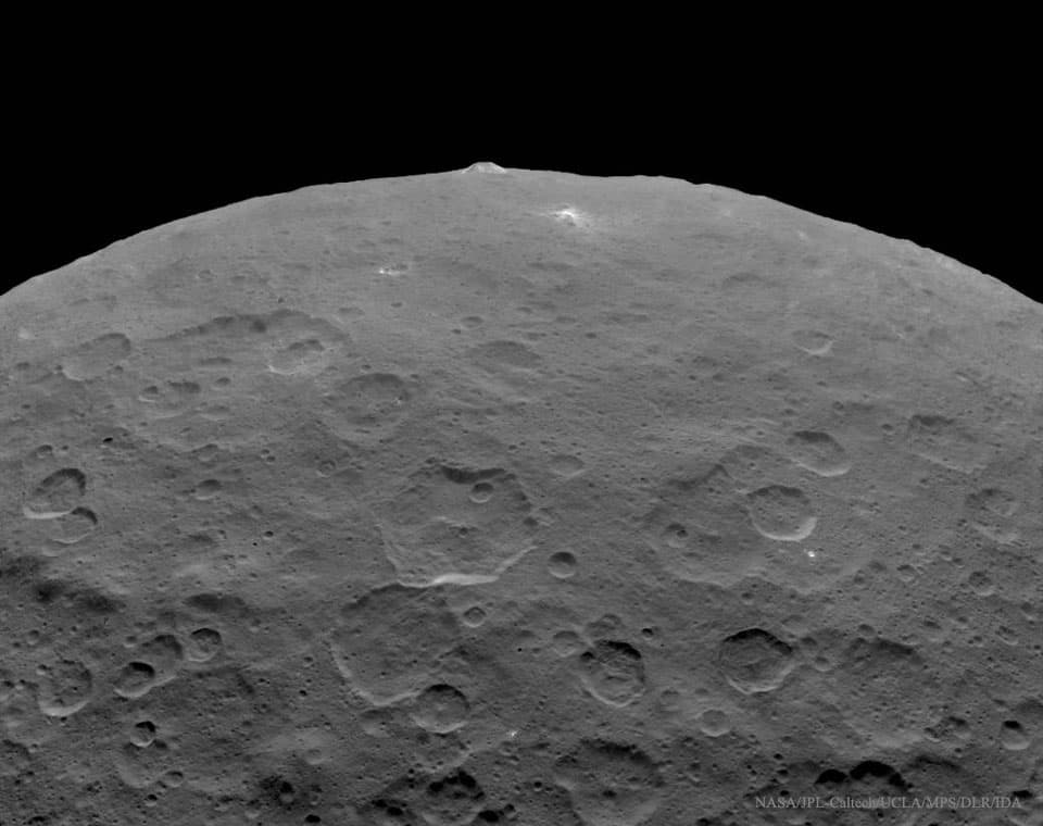 APOD: An Unusual Mountain on Asteroid Ceres - June 30, 2015