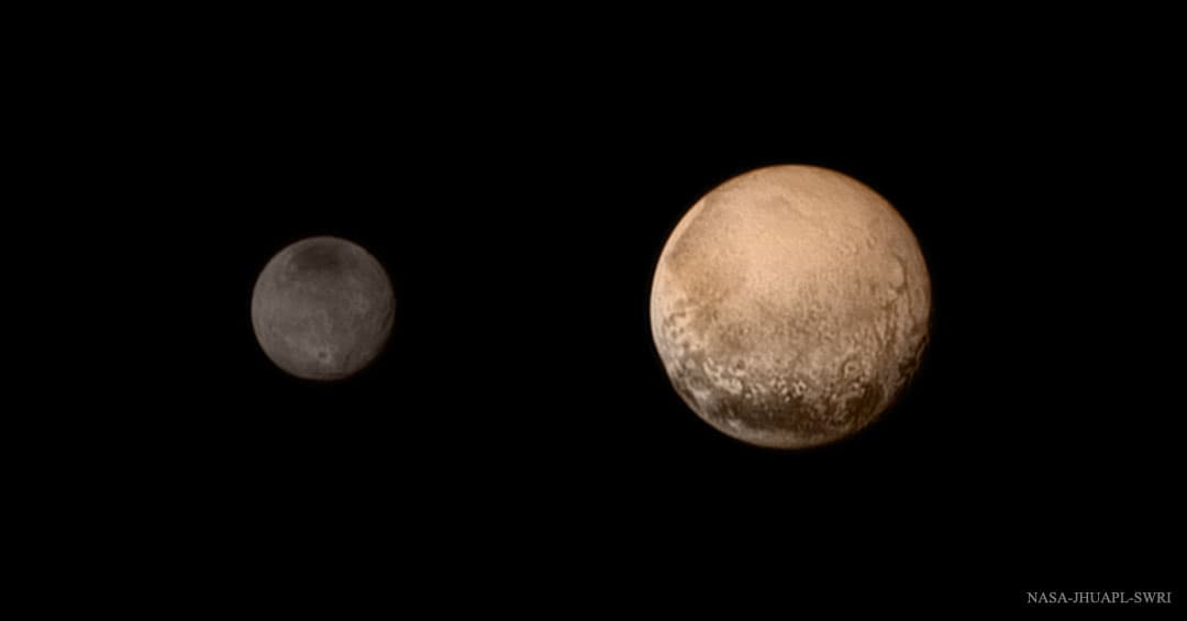 APOD: New Horizons Passes Pluto and Charon - July 14, 2015