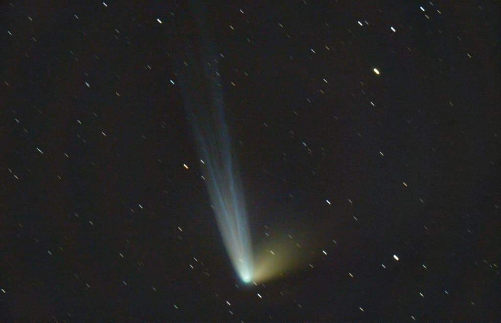 APOD: Comet Tails and Star Trails - July 21, 2015