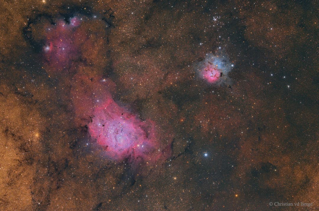 APOD: A Sagittarius Triplet - August 10, 2015