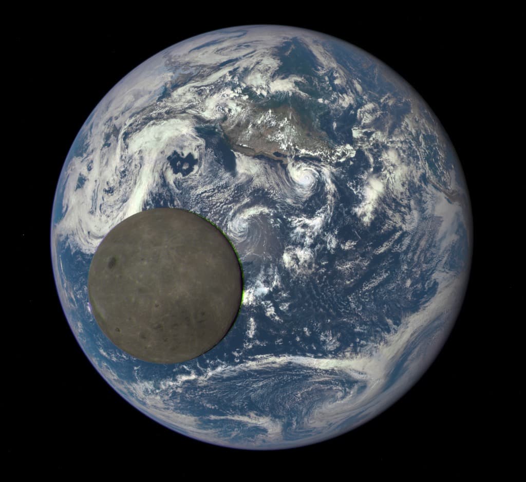 APOD: Full Moon, Full Earth - August 7, 2015