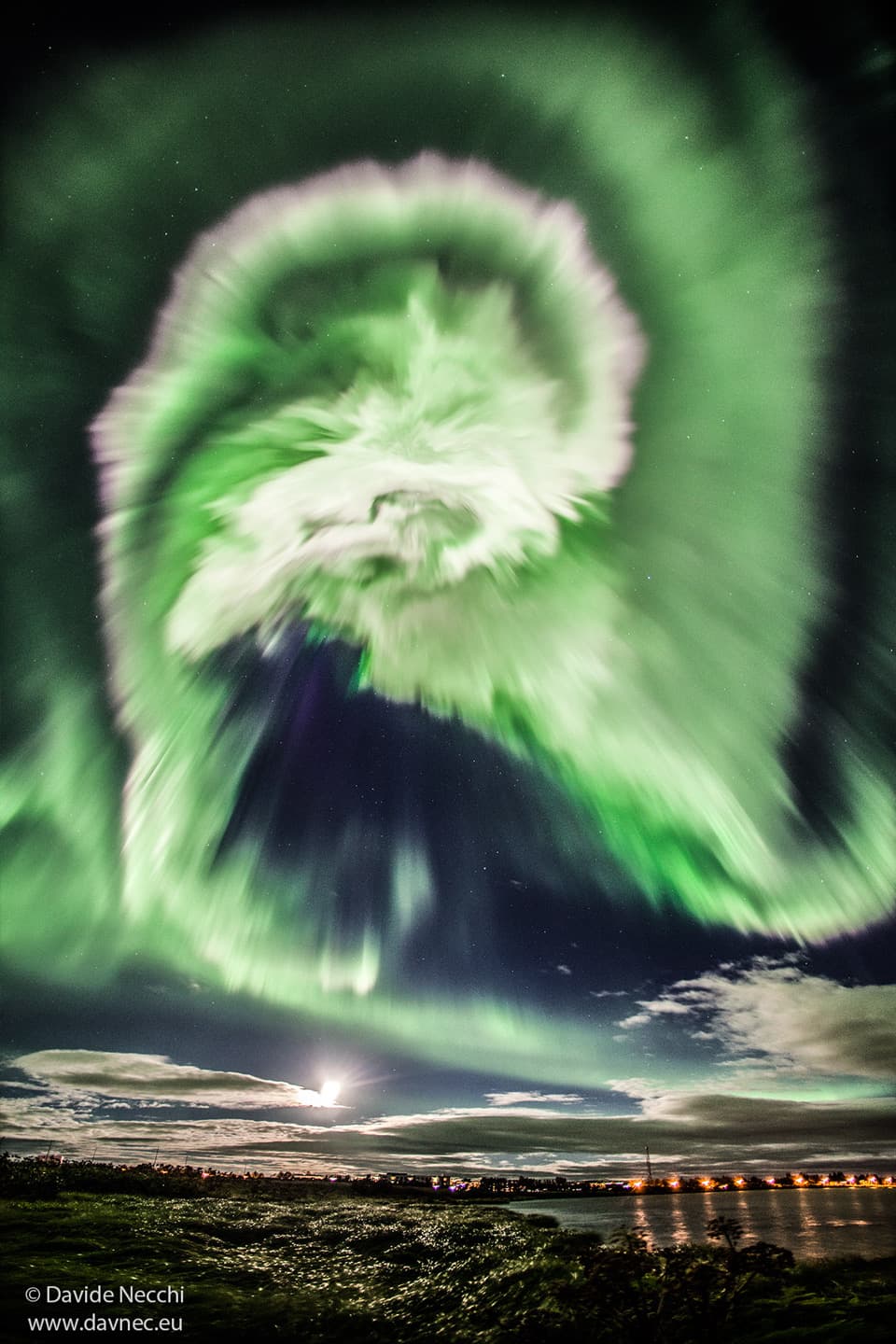 APOD: A Spiral Aurora over Iceland - September 15, 2015