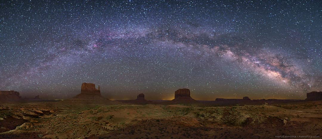 APOD: The Milky Way Over Monument Valley - November 1, 2015