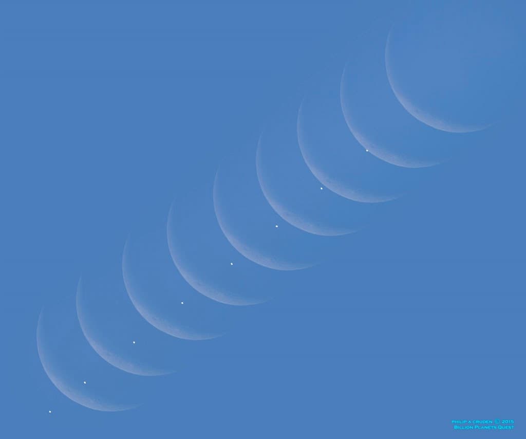 APOD: Daytime Moon Meets Morning Star - December 10, 2015