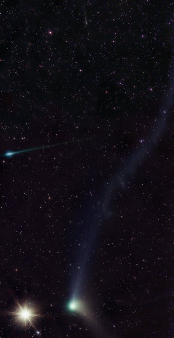 APOD: Comets and Bright Star - January 6, 2016