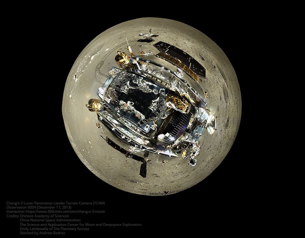 APOD: Yutu on a Little Planet - February 13, 2016