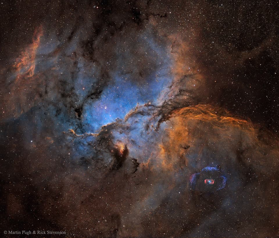 APOD: NGC 6188 and NGC 6164 - March 30, 2016