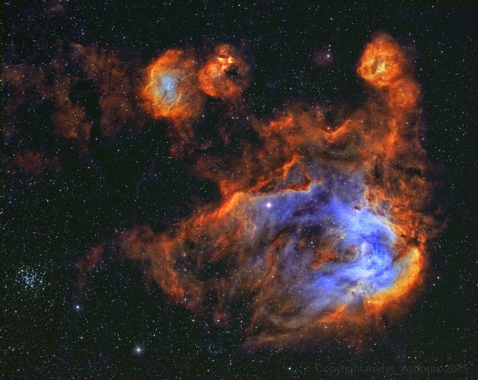 APOD: Stars and Gas of the Running Chicken Nebula - May 31, 2016