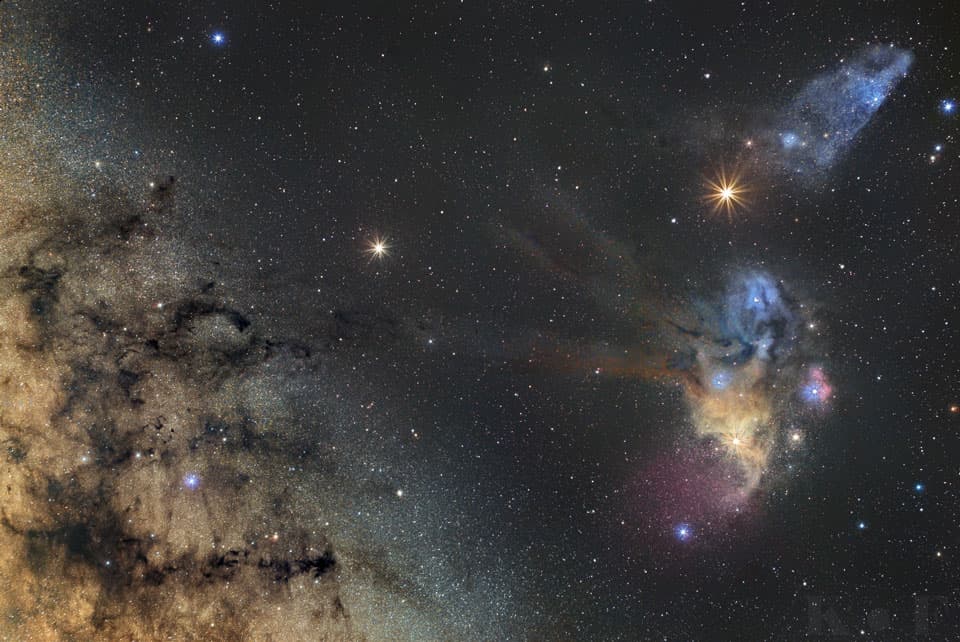 APOD: Saturn and Mars visit Milky Way Star Clouds - May 10, 2016