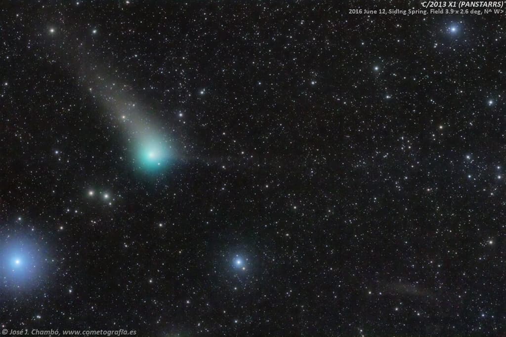 APOD: Comet PanSTARRS in the Southern Fish - June 17, 2016