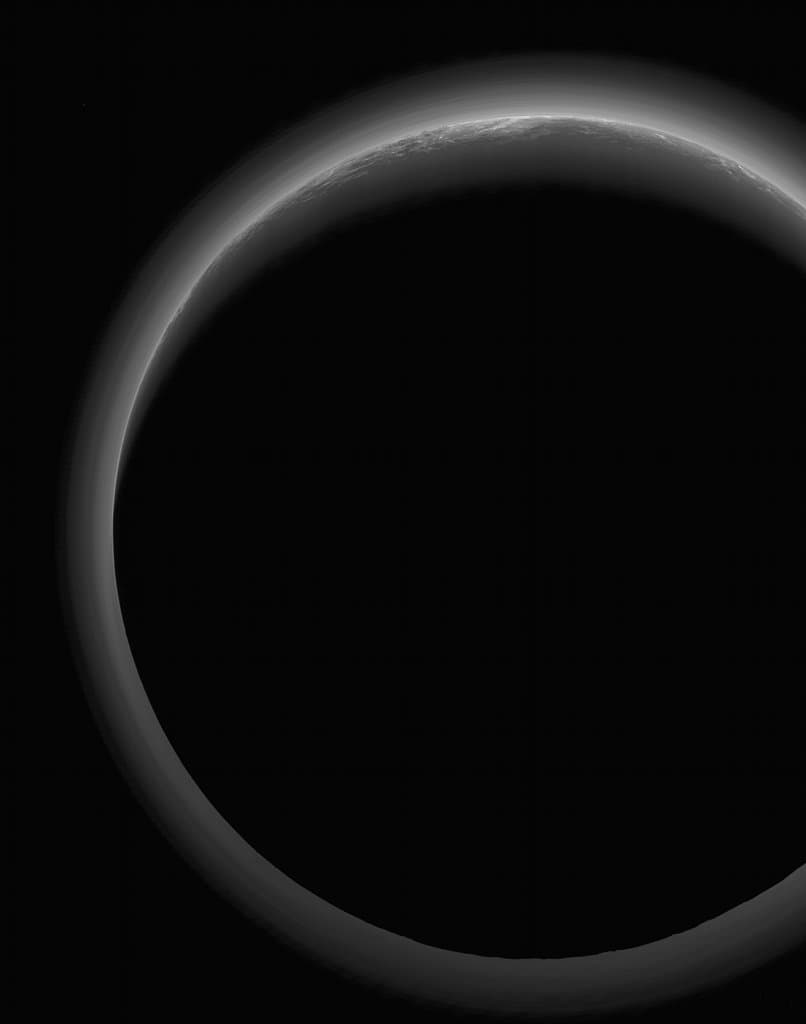 APOD: Pluto at Night - June 9, 2016