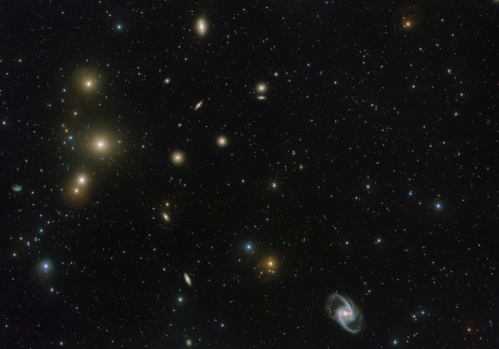 NASA APOD June 11, 2016: The Fornax Cluster of Galaxies