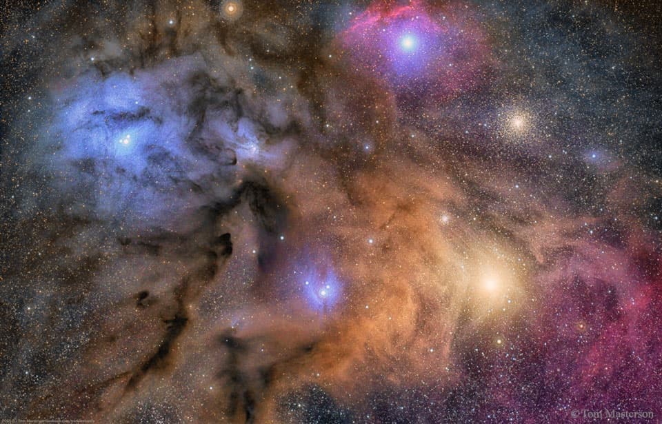 APOD: The Colorful Clouds of Rho Ophiuchi - July 5, 2016