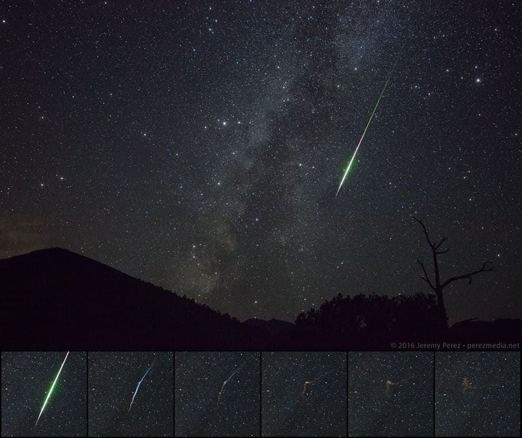 APOD: Perseid Fireball at Sunset Crater - August 19, 2016