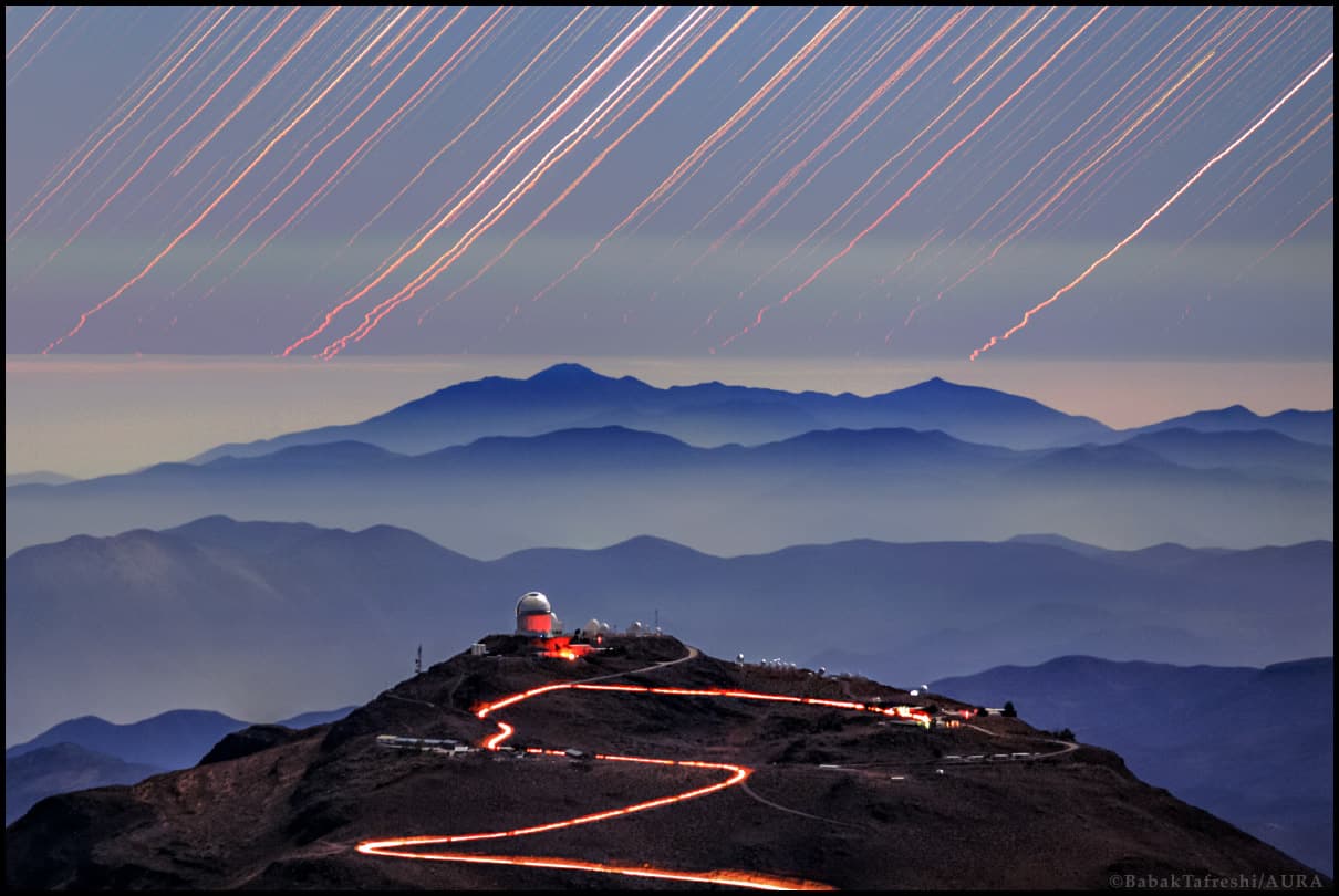 APOD: Cerro Tololo Trails - October 22, 2016