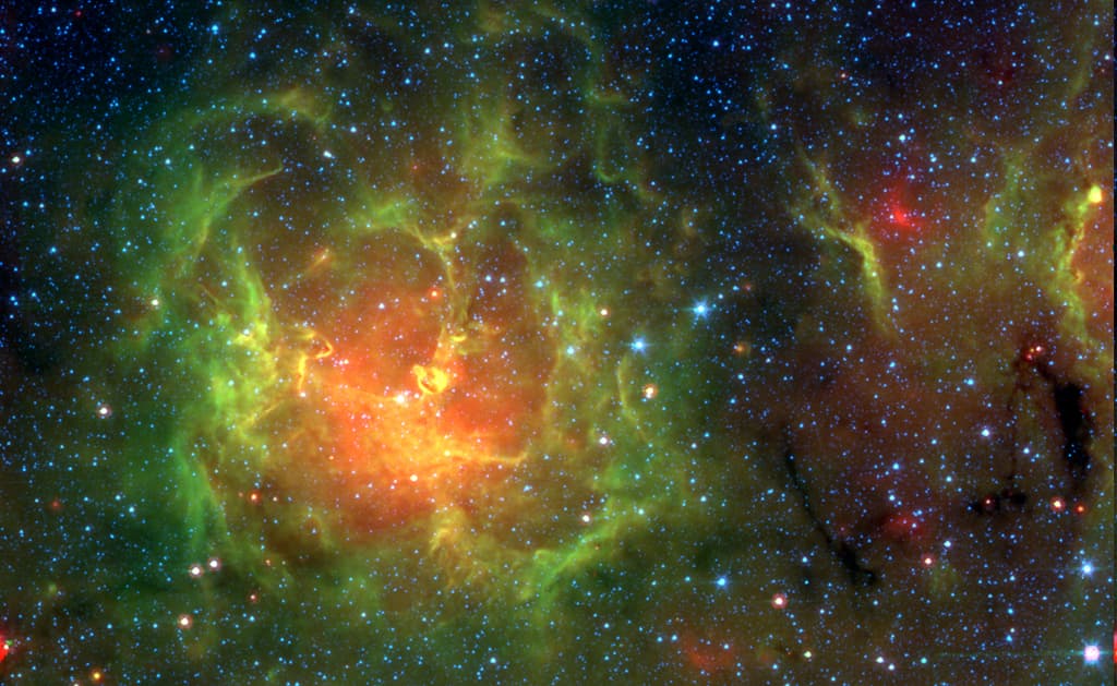 APOD: Infrared Trifid - December 31, 2016