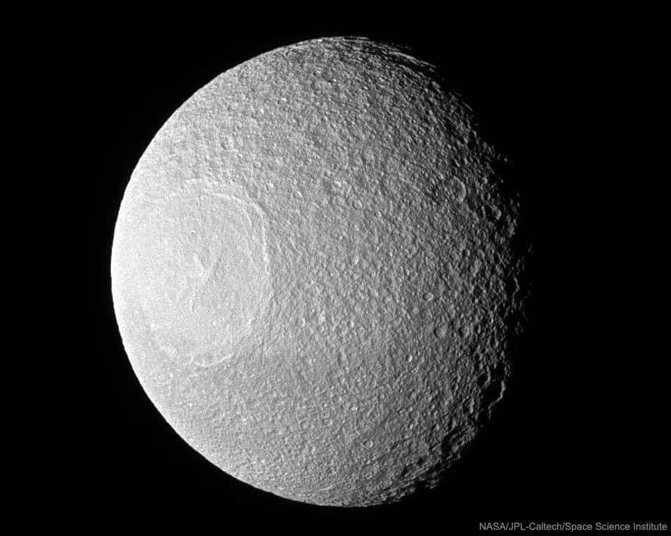APOD: Odysseus Crater on Tethys - February 5, 2017