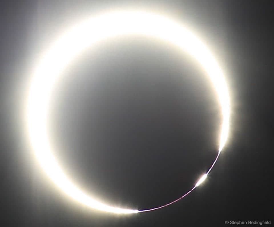 APOD: A Solar Eclipse with a Beaded Ring of Fire - March 1, 2017