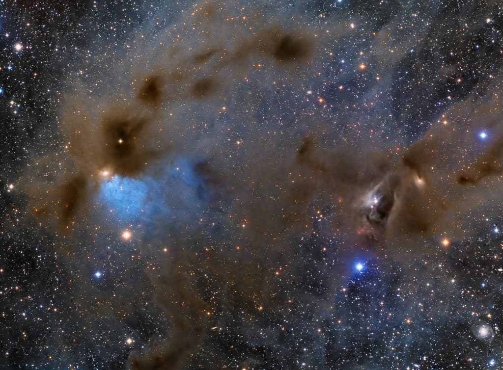 APOD: Young Stars and Dusty Nebulae in Taurus - March 30, 2017