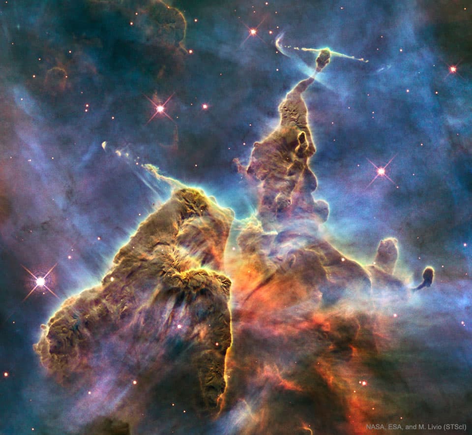 APOD: Mountains of Dust in the Carina Nebula - July 2, 2017
