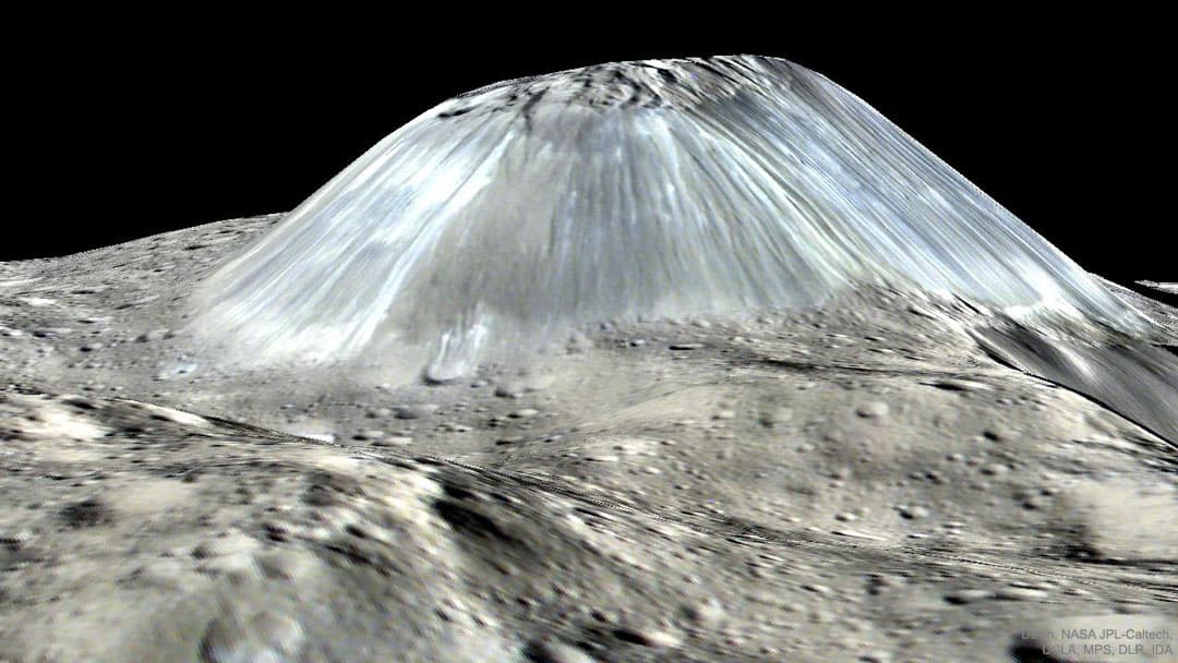 APOD: Unusual Mountain Ahuna Mons on Asteroid Ceres - October 9, 2017