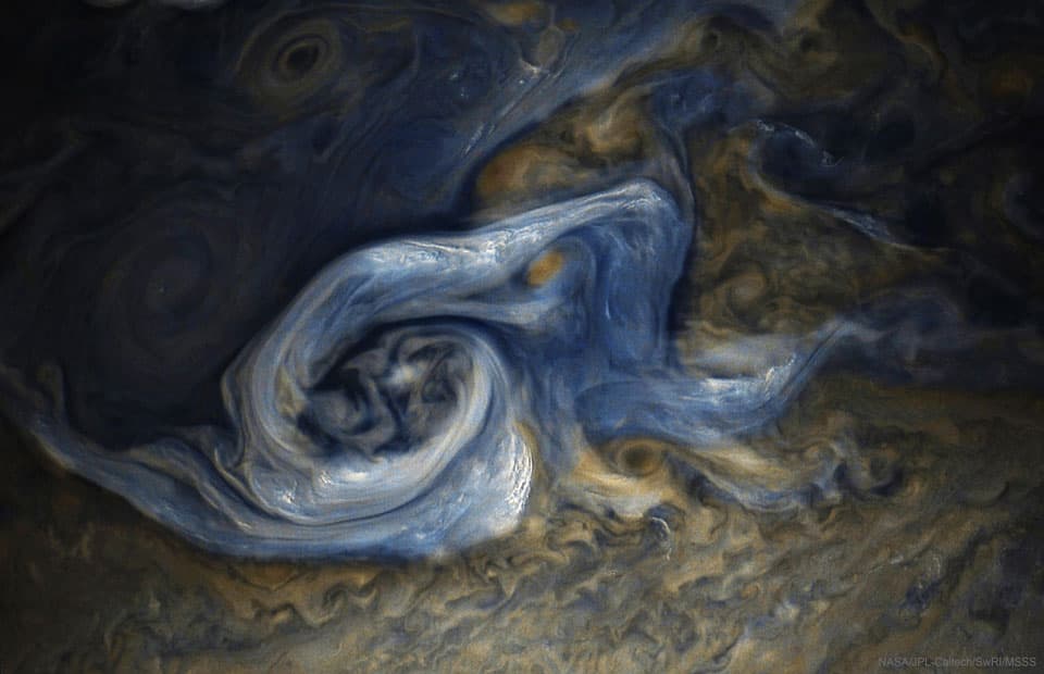 APOD: Juno Spots a Complex Storm on Jupiter - November 28, 2017