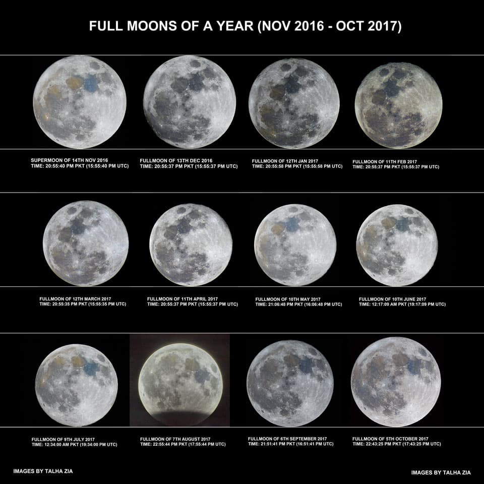 APOD: A Year of Full Moons - November 5, 2017
