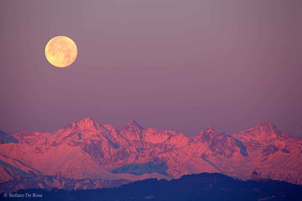 APOD: Alpine Superga Moonset - December 8, 2017