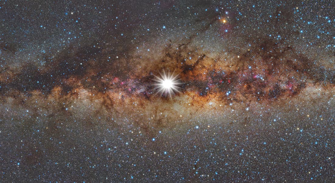 APOD: Solstice Sun and Milky Way - December 21, 2017