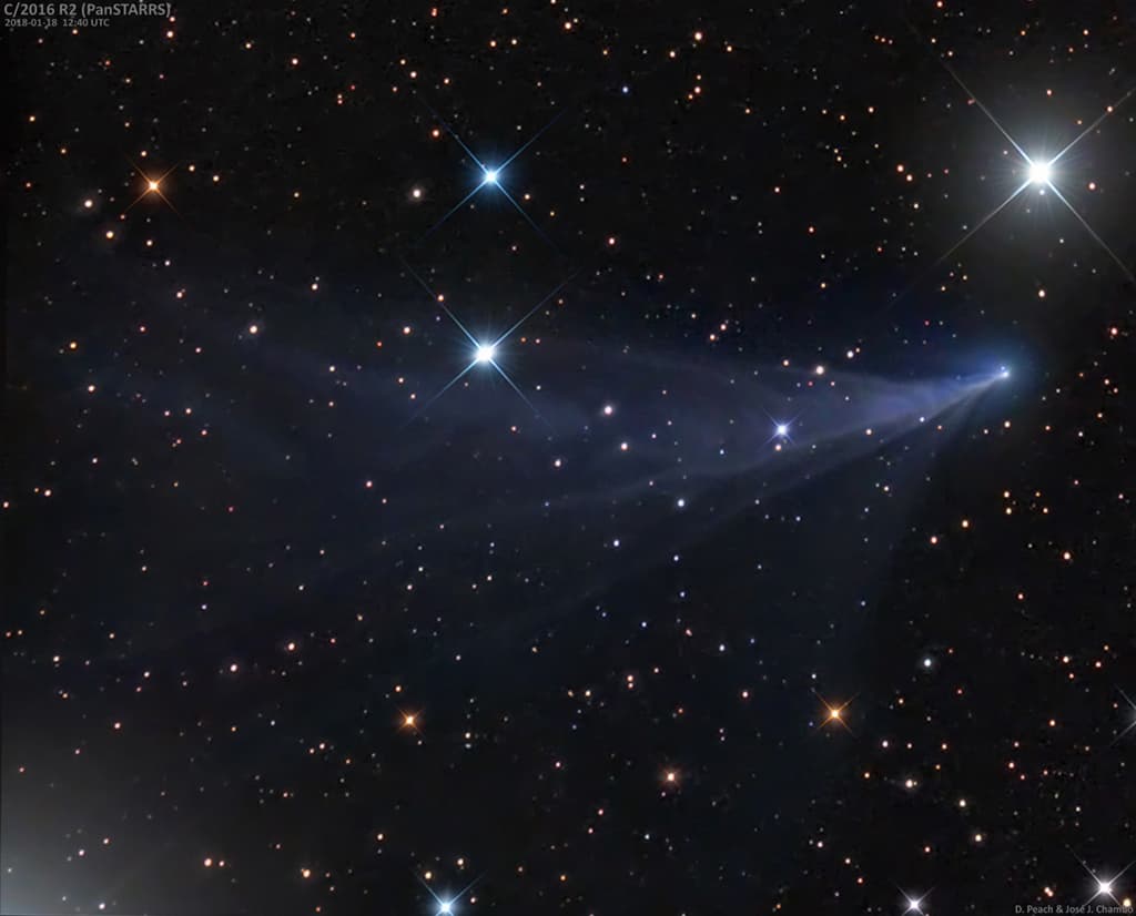 APOD: Blue Comet PanSTARRS - January 12, 2018