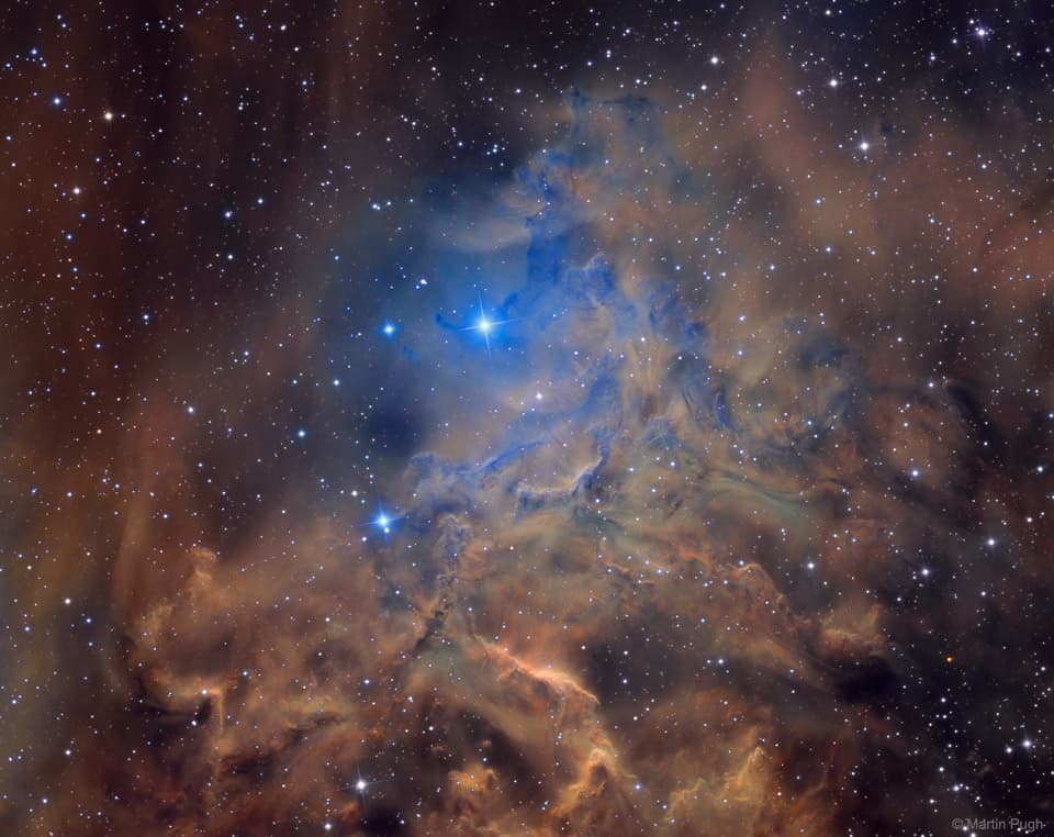 APOD: AE Aurigae and the Flaming Star Nebula - February 25, 2018