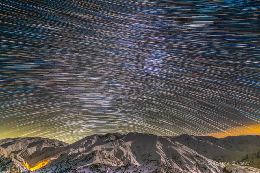 APOD: Alborz Mountain Star Trails - March 2, 2018