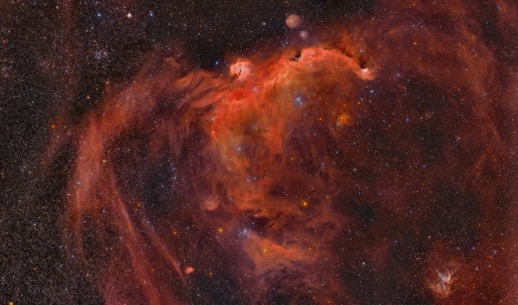 APOD: The Seagull and the Duck - March 16, 2018