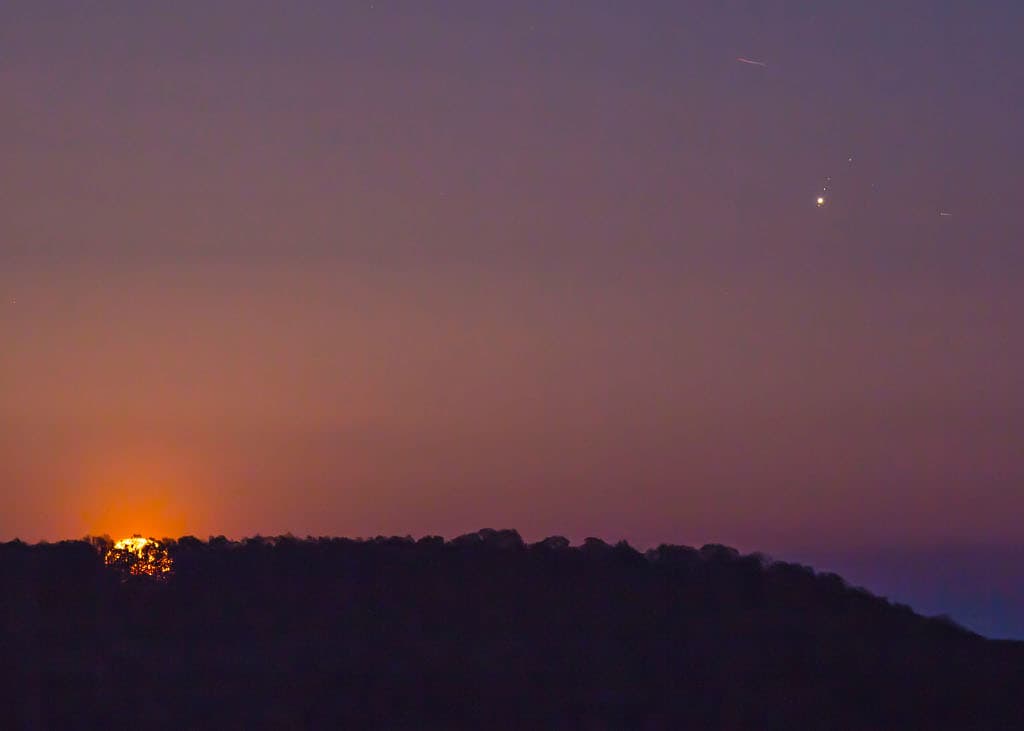 APOD: Opposite the Setting Sun - May 3, 2018