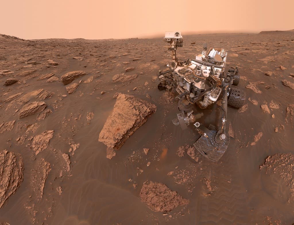 APOD: Curiosity's Dusty Self - June 23, 2018