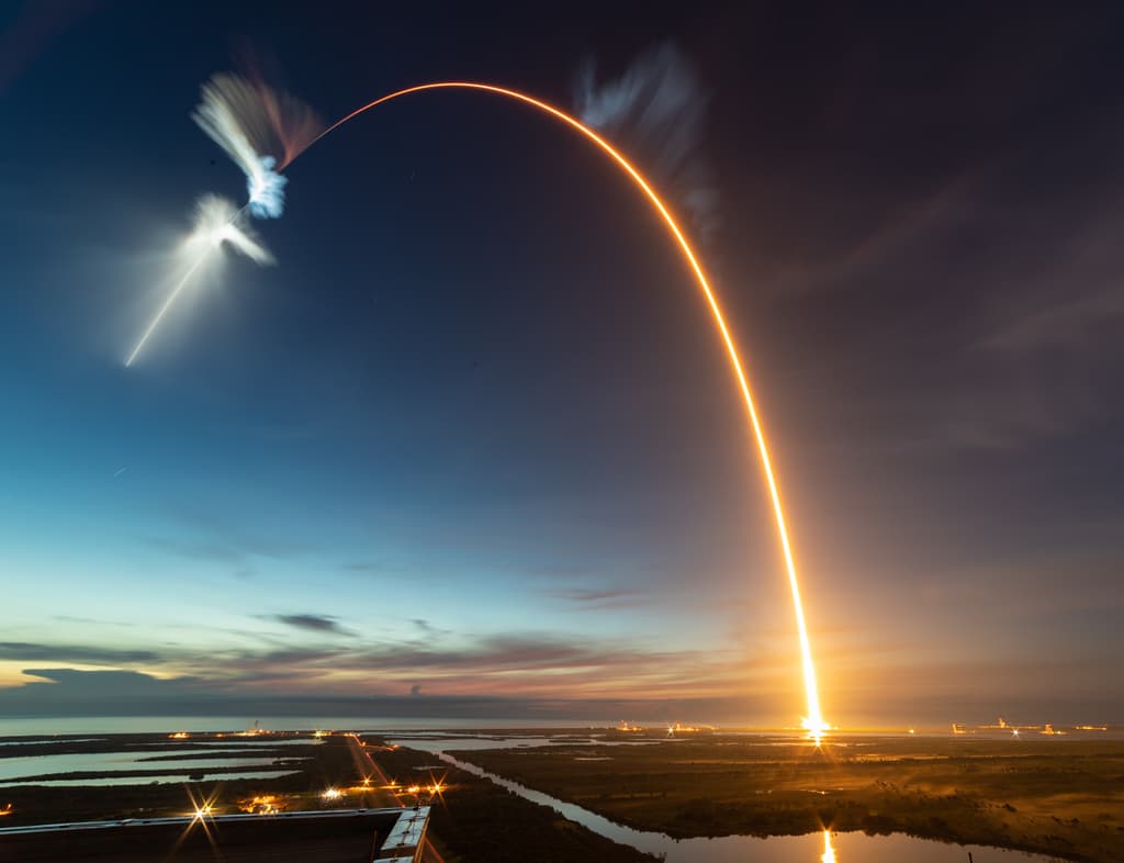 APOD: Dawn's Early Light, Rocket's Red Glare - July 4, 2018