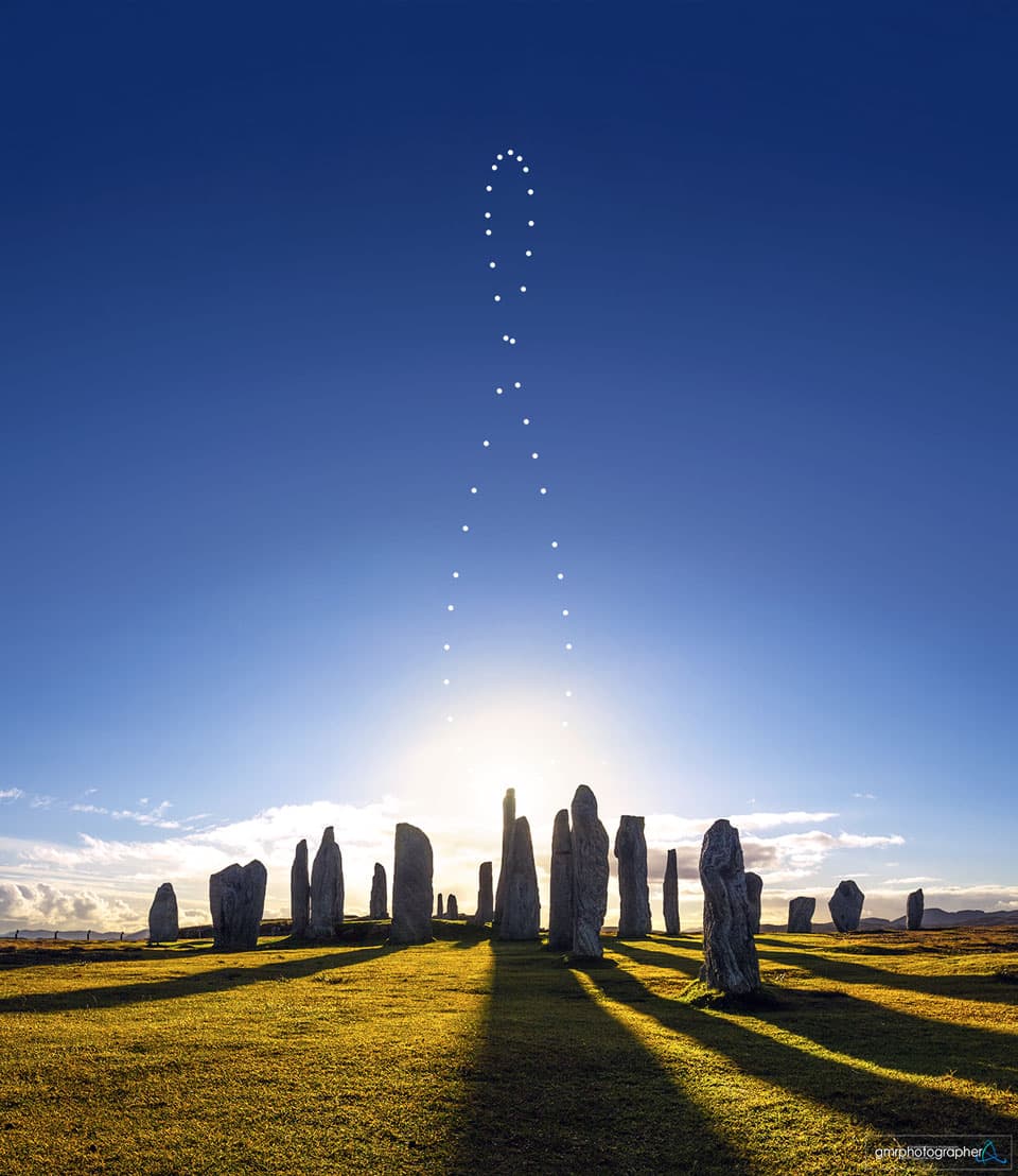 APOD: Equinox: Analemma over the Callanish Stones - September 23, 2018
