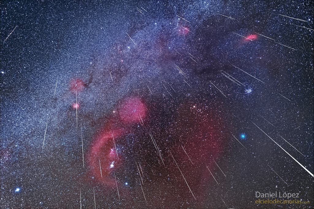 APOD: Geminids and Friends - December 15, 2018