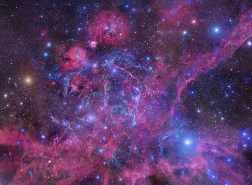 APOD: Vela Supernova Remnant Mosaic - January 10, 2019