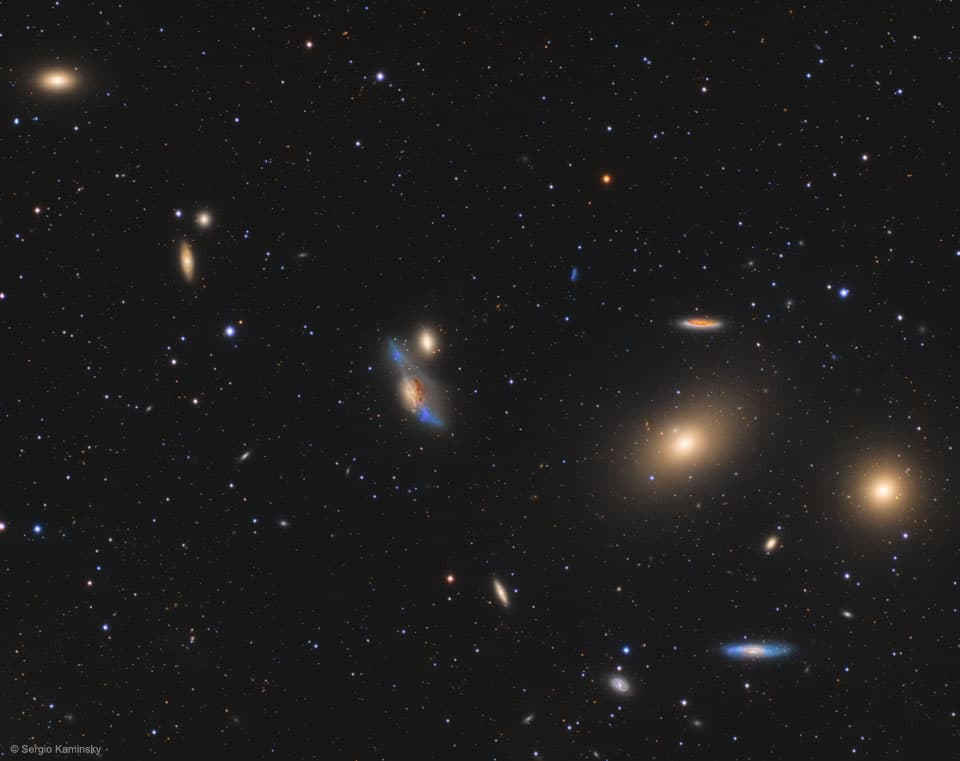 APOD: Markarian's Chain of Galaxies - March 31, 2019