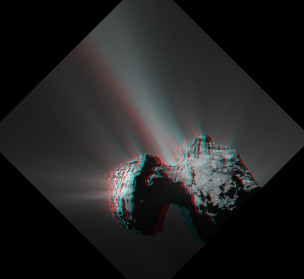 APOD: 3D 67P - March 30, 2019