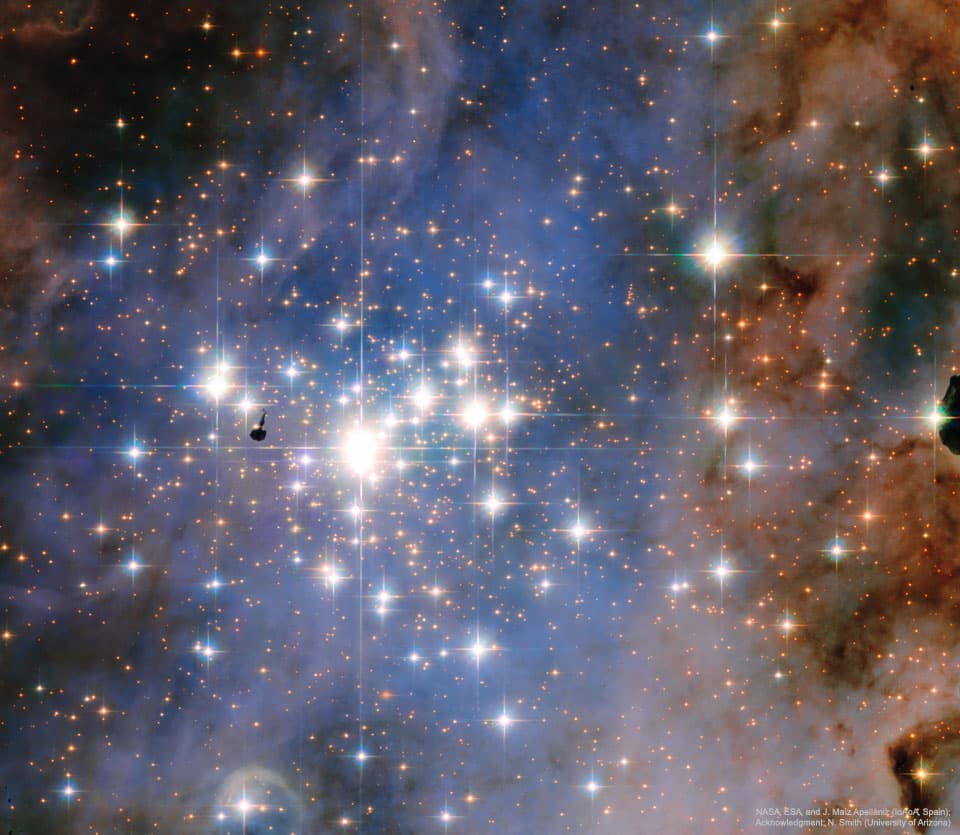 APOD: Young Star Cluster Trumpler 14 from Hubble - May 14, 2019
