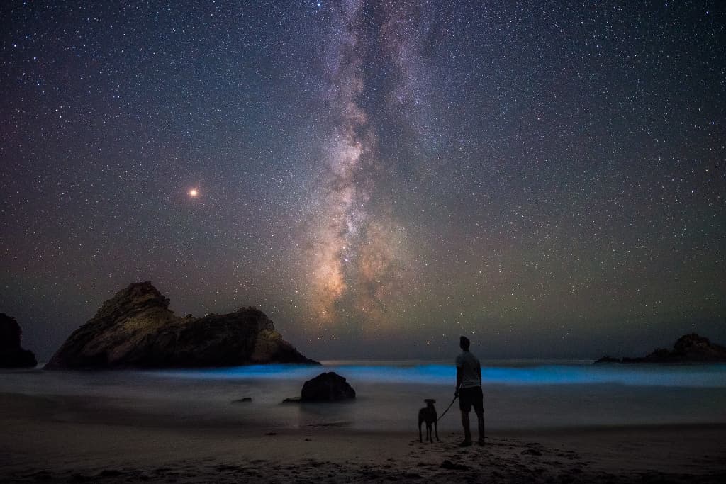 APOD: On the Beach with Mars - June 8, 2019