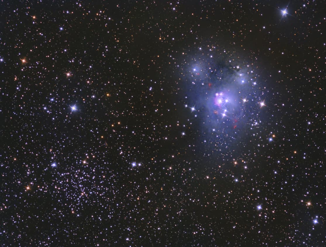 APOD: NGC 7129 and NGC 7142 - August 30, 2019