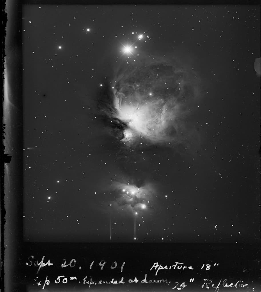APOD: 1901 Photograph: The Orion Nebula - August 17, 2019