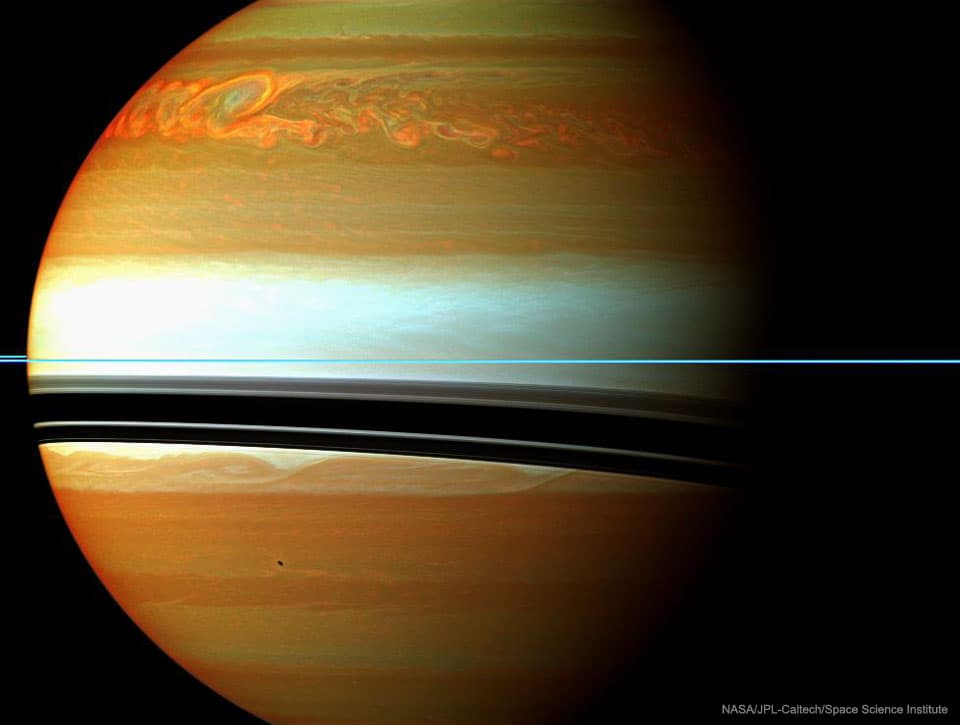 APOD: A Long Storm System on Saturn - September 15, 2019